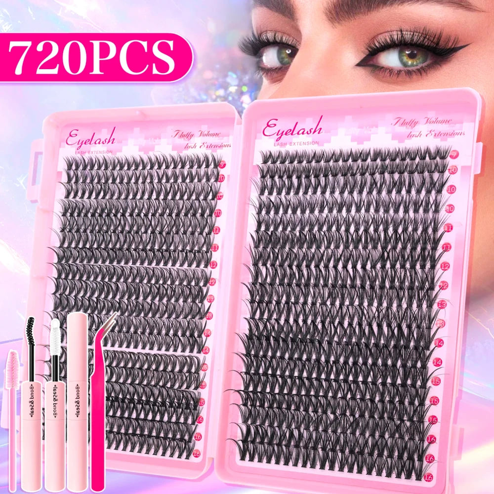 Fluffy Eyelash Extension Kit