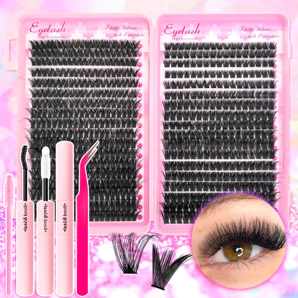 Fluffy Eyelash Extension Kit
