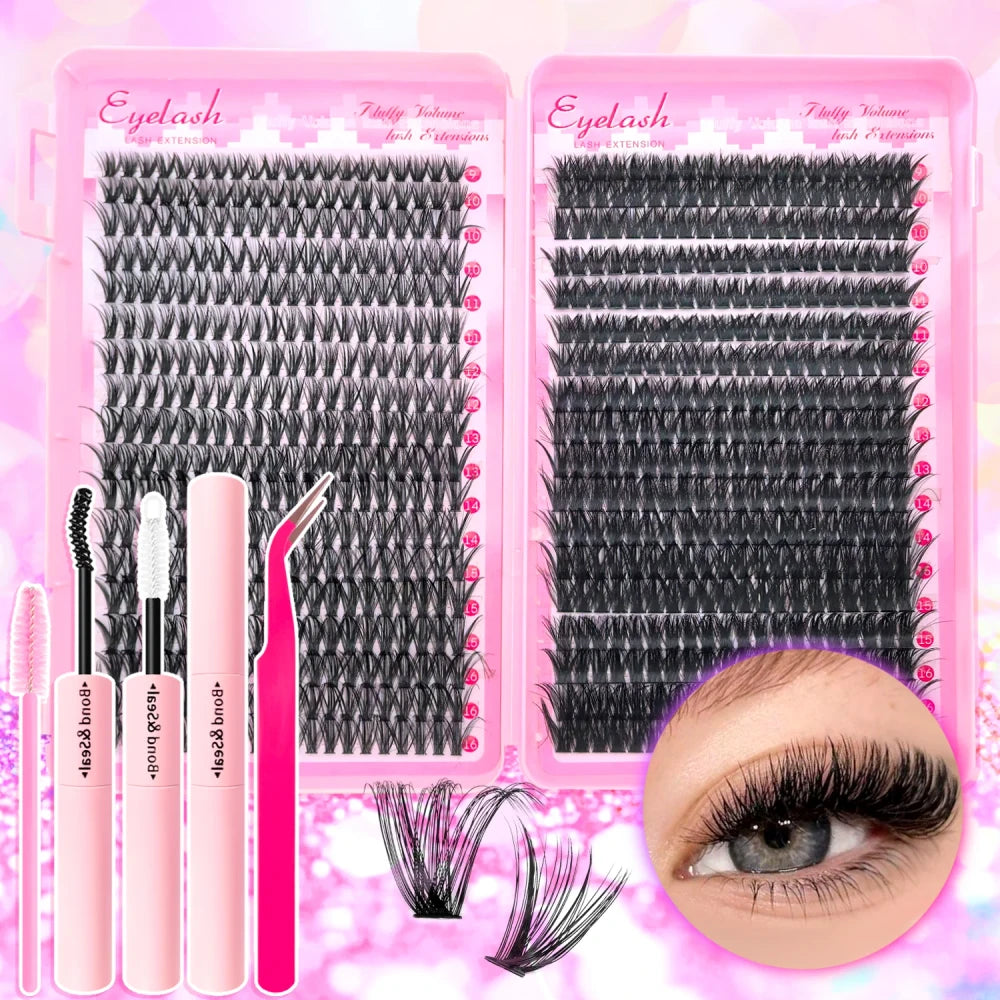Fluffy Eyelash Extension Kit