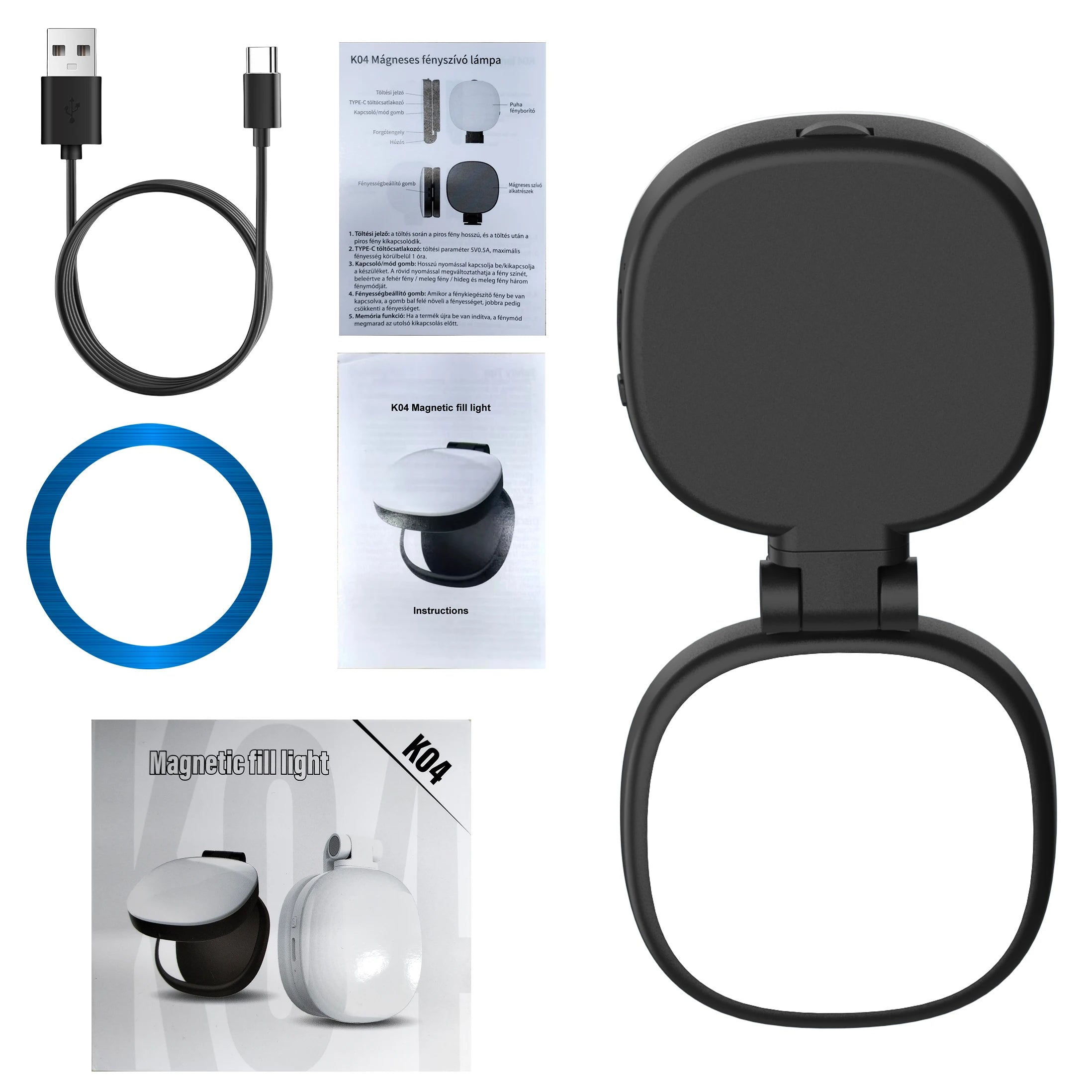 Magnetic Selfie Ring Light