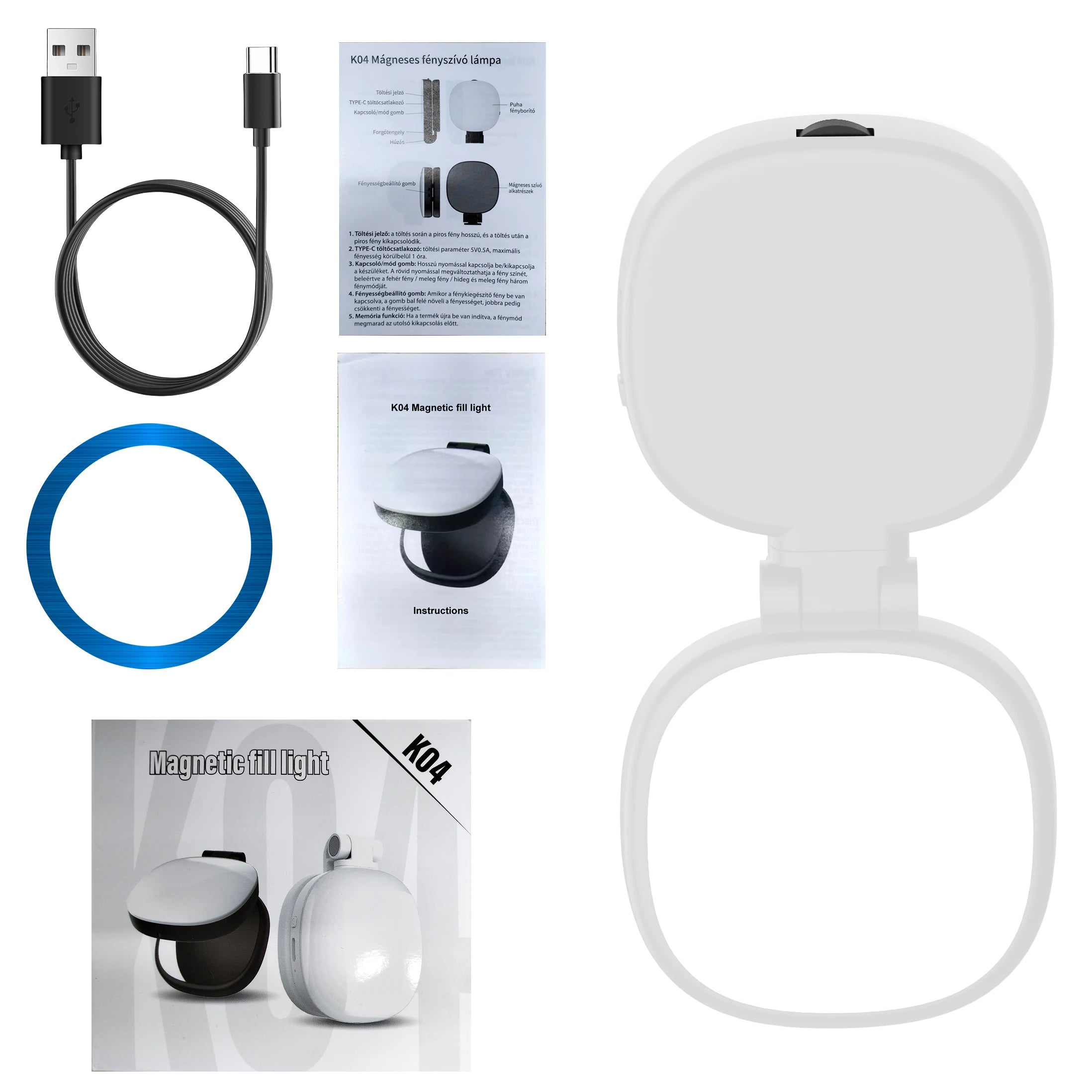 Magnetic Selfie Ring Light